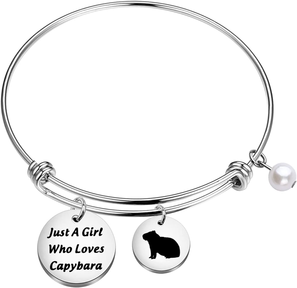 TIIMG Capybara Bracelet Gift Who Loves Capybara Bracelet Rodents Gift Capybara lovers Bracelet Capybara Breeder Gift