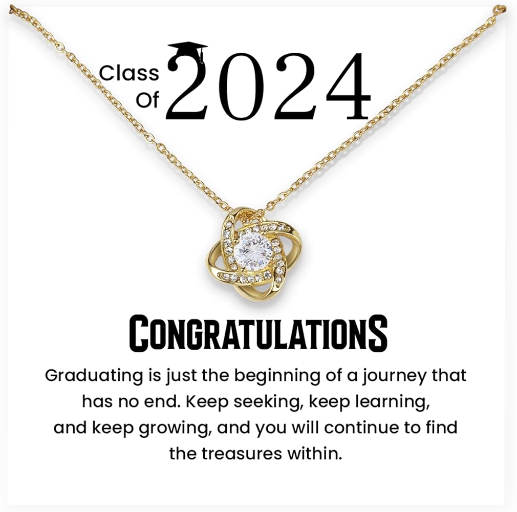 High School Graduation Gifts 2024, Graduation Gifts For Girls, High School Graduation Gifts For Friends, Sister, Daughter, Niece, Girlfriend, College Graduation Gifts For Her, Graduation Jewelry For Women 2024, Graduation Gift For Her With A Message Card And Beautiful Box