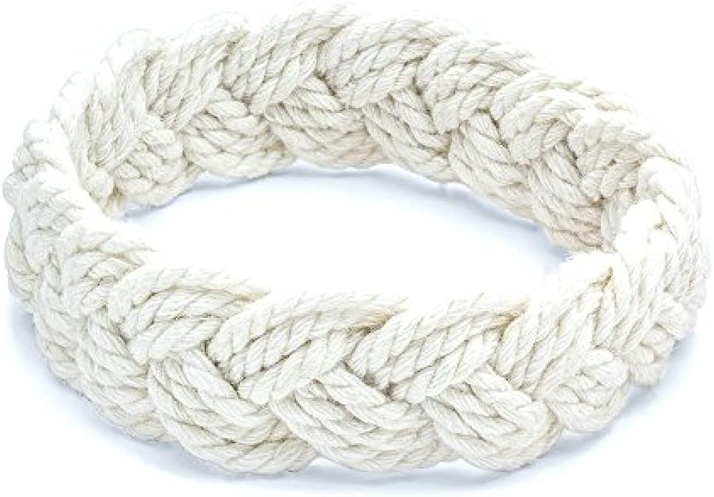 White Cotton Sailor Knot Bracelet (Small)