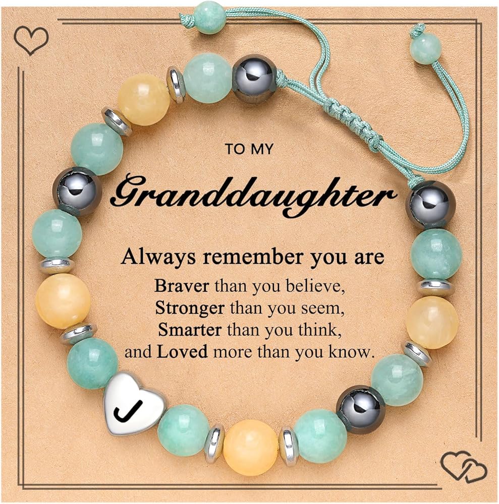 UNGENT THEM Granddaughter Gifts from Grandma Bracelet for Teenage Teen Girls Gifts Stuff Jewelry